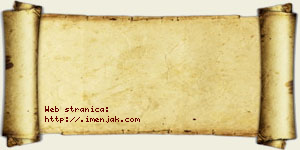 Jovana Vlaović vizit kartica